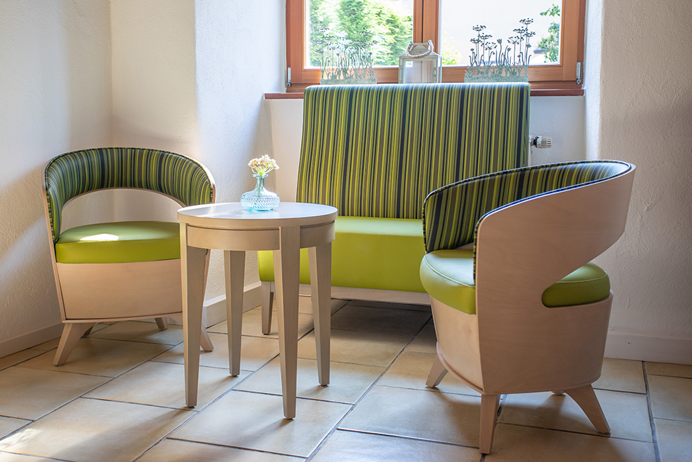 Sitzgruppe im Aufenthaltsraum